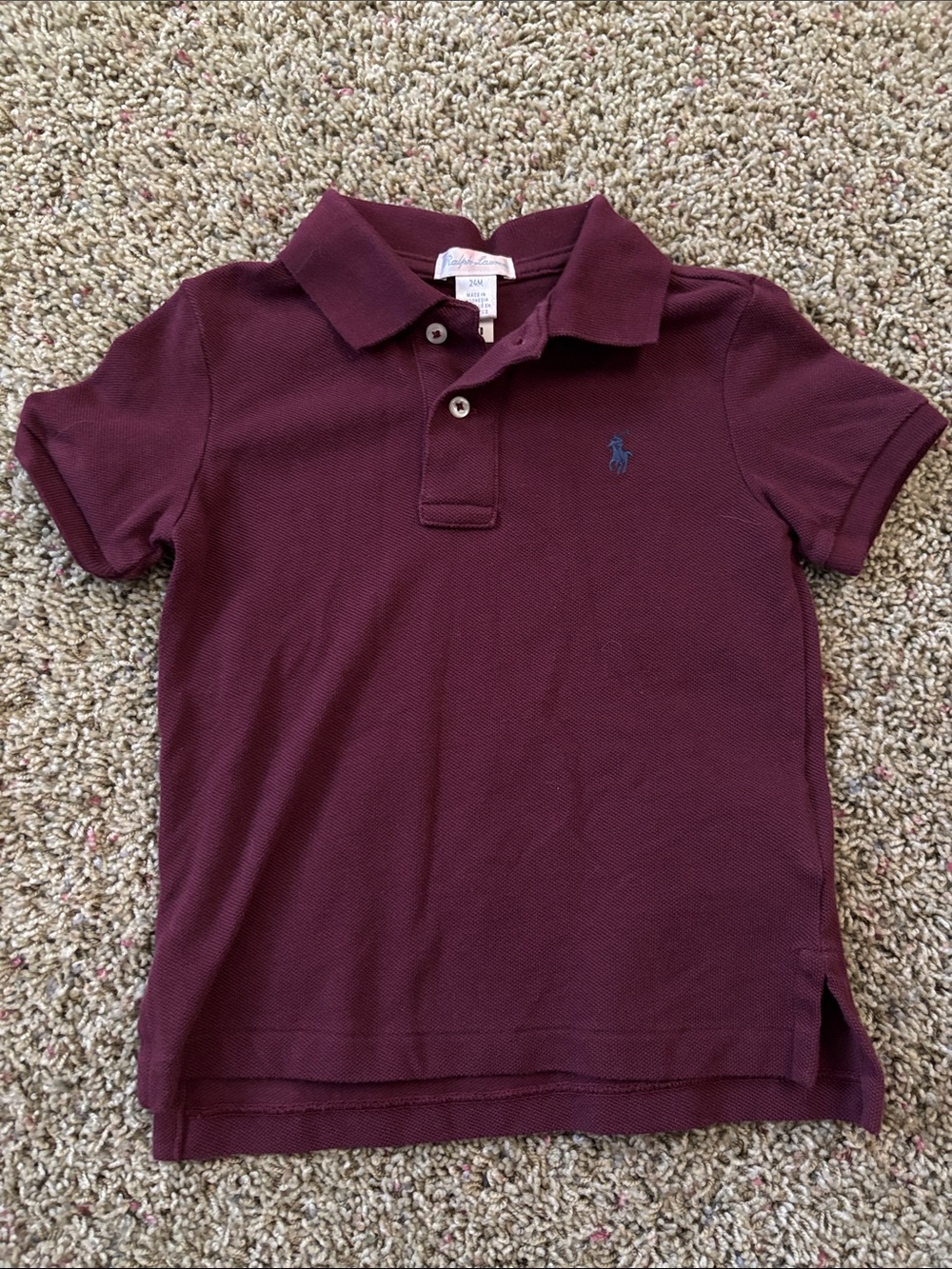 Polo Ralph Lauren Baby 24M The Iconic Mesh Polo Shirt